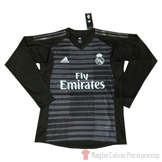 Camiseta Real Madrid Portiere Maglia Gara Home Manica Lunga 2018 - Clicca l'immagine per chiudere